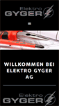 Mobile Screenshot of elektro-gyger.ch